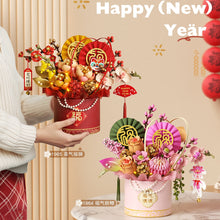 Load image into Gallery viewer, LOZ mini Blocks Kids Building Toys Flowers Holiday Gifts Decorative Puzzle With Lighting New Year Presents Home Decor 1964 1965
