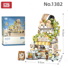 Load image into Gallery viewer, LOZ mini Blocks Kids Building Bricks Boys Toys Puzzle Girls Gift Panda Tea Shop Coffee Bar 1382 1383
