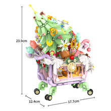 Load image into Gallery viewer, Panlos Blocks Kids Building Bricks Toys Puzzle Girls Christmas Tree Shopping Cart Girls Boys Gift with Lighting 601014