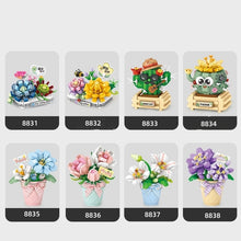 Load image into Gallery viewer, LOZ mini Blocks Kids Building Toys DIY Bricks Sweet Flowers Pot Plants Puzzle Girls Gift Home Decor 8831 8832 8833 8834 8835 8836 8837 8838