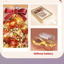 Load image into Gallery viewer, LOZ mini Blocks Kids Building Toys Christmas Photo Frame Holiday Gifts Decorative Painting Bricks Puzzle With Lighting Christmas Tree Home Decor 1962 1963