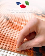 Load image into Gallery viewer, Pixel Art Custom Photo Personal Portrait Pets Kids Mosaic Painting Building Blocks Diamond Facile Unique Gift Ideas for Birthday