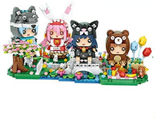 Load image into Gallery viewer, 4pcs/set LOZ mini Street Blocks Kids Building Toys Girls Boys Puzzle Teens Gift