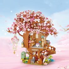 Load image into Gallery viewer, LOZ mini Blocks Kids Building Toys Puzzle Cherry Blossoms Tree House Bricks Girls Gift Home Decor 1381