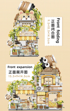 Load image into Gallery viewer, LOZ mini Blocks Kids Building Bricks Boys Toys Puzzle Girls Gift Panda Tea Shop Coffee Bar 1382 1383
