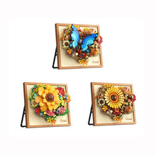 Load image into Gallery viewer, 2176 2177 2178 Kids Building Blocks DIY Bricks Flowers Photo frame desktop decoration Girls Toys Puzzle Women Gift Home Decor