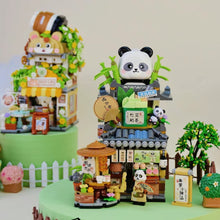 Load image into Gallery viewer, LOZ mini Blocks Kids Building Bricks Boys Toys Puzzle Girls Gift Panda Tea Shop Coffee Bar 1382 1383