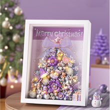 Load image into Gallery viewer, LOZ mini Blocks Kids Building Toys Christmas Photo Frame Holiday Gifts Decorative Painting Bricks Puzzle With Lighting Christmas Tree Home Decor 1962 1963