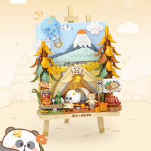 Load image into Gallery viewer, LOZ mini Blocks Kids Building Toys Puzzle Panda Bricks Drawing with Lighting Girls Gift Home Decor 7203 7204 7205 7206