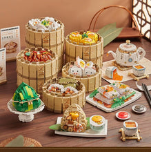 Load image into Gallery viewer, LOZ mini Blocks Kids Building Bricks Boys Toys Puzzle Girls Gift Chinese Food Dim Sum 1260 1261 1262 1263 1264 1265 1266 1267