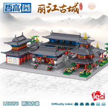 Load image into Gallery viewer, 4372pcs ZHEGAO mini Blocks Kids Building Bricks Toys Adult Puzzle Chinese Architecture 8276