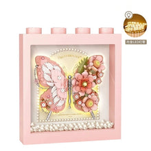 Load image into Gallery viewer, LOZ mini Blocks Kids Building Toys DIY Bricks Butterfly with Lighting Decorative Painting Puzzle Girls Women Gift Home Decor 1960 1961