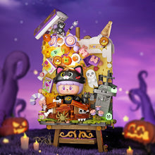 Load image into Gallery viewer, LOZ mini Blocks Kids Building Toys Drawing Painting Girls Gift Halloween Bricks Puzzle With Lighting Home Decor 4115 4116