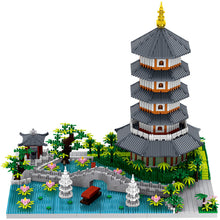Load image into Gallery viewer, 3976pcs ZHEGAO mini Blocks Kids Building Bricks Toys Adult Puzzle Chinese Architecture Hangzhou West Lake Home Decor 8270