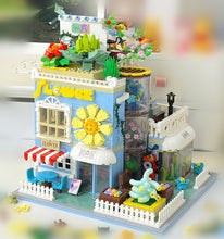 Load image into Gallery viewer, 2091pcs ZHEGAO mini Blocks Kids Building Toys DIY Bricks Flower House Puzzle Girls Women Holiday Gift Home Decor DZ6120