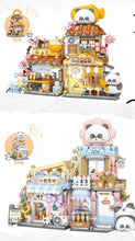 Load image into Gallery viewer, LOZ mini Blocks Kids Building Toys Puzzle Panda House Bricks Foldable Street View Girls Gift Home Decor 7201 7202