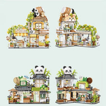 Load image into Gallery viewer, LOZ mini Blocks Kids Building Bricks Boys Toys Puzzle Girls Gift Panda Tea Shop Coffee Bar 1382 1383