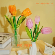 Load image into Gallery viewer, JAKI Blocks Kids Building Toys DIY Bricks Girls Flowers Puzzle Gradient Tulip Home Decor Women Gift 29311 29312 29315 29316