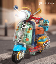 Load image into Gallery viewer, JAKI Blocks Kids Building Toys DIY Bricks Motorbike Vespa Model Puzzle Home Decor Girls Presents Women Gift 8325