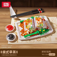 Load image into Gallery viewer, LOZ mini Blocks Kids Building Bricks Boys Toys Puzzle Girls Gift Chinese Food Dim Sum 1260 1261 1262 1263 1264 1265 1266 1267