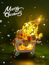 Load image into Gallery viewer, Panlos Blocks Kids Building Bricks Toys Puzzle Girls Christmas Tree Shopping Cart Girls Boys Gift with Lighting 601014