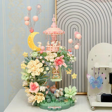 Load image into Gallery viewer, Sembo Blocks Kids Building Toys Girls Flowers Puzzle Carousel Holiday Lover Women Gift Home Decor 611082
