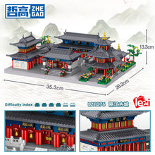 Load image into Gallery viewer, 4372pcs ZHEGAO mini Blocks Kids Building Bricks Toys Adult Puzzle Chinese Architecture 8276