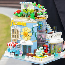 Load image into Gallery viewer, 2091pcs ZHEGAO mini Blocks Kids Building Toys DIY Bricks Flower House Puzzle Girls Women Holiday Gift Home Decor DZ6120