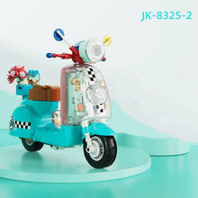 Load image into Gallery viewer, JAKI Blocks Kids Building Toys DIY Bricks Motorbike Vespa Model Puzzle Home Decor Girls Presents Women Gift 8325