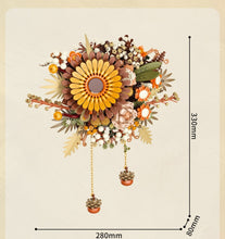 Load image into Gallery viewer, JAKI Blocks Kids Building Toys DIY Bricks Art Wall Flowers Puzzle Girls Women Gift Holiday Birthday Home Decor 2511