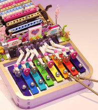 Load image into Gallery viewer, ZHEGAO MINI Blocks Kids Building Toys Bricks Girls Toys Puzzle Playable Instruments Music Box DIY Music Score Holiday Gifts Home Decor 991014