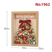 Load image into Gallery viewer, LOZ mini Blocks Kids Building Toys Christmas Photo Frame Holiday Gifts Decorative Painting Bricks Puzzle With Lighting Christmas Tree Home Decor 1962 1963