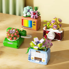 Load image into Gallery viewer, JAKI Blocks Kids Building Toys DIY Bricks Flower Puzzle Home Decor Girls Presents Women Gift 27152716 2717 2718