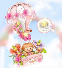 Load image into Gallery viewer, LOZ mini Blocks Kids Building Toys Girls Gift Hot Air Balloon With Lighting Bricks Puzzle Home Decor 4111 4112 4113 4114