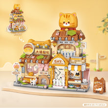 Load image into Gallery viewer, LOZ mini Blocks Kids Building Bricks Boys Toys Puzzle Girls Gift Cat Gift Shop Coffee Bar 1377 1378