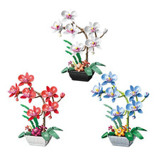 Load image into Gallery viewer, JAKI Blocks Kids Building Toys DIY Bricks Girls Flowers Potted Plant Puzzle Butterfly Orchid Home Decor Womens Gift JK2901 29011 29012