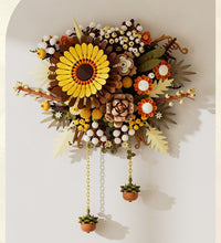 Load image into Gallery viewer, JAKI Blocks Kids Building Toys DIY Bricks Art Wall Flowers Puzzle Girls Women Gift Holiday Birthday Home Decor 2511