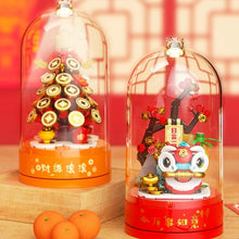 Load image into Gallery viewer, JAKI Blocks Kids Building Toys DIY Bricks Music box With Lighting New Year Presents Home Decor BK005 BK006
