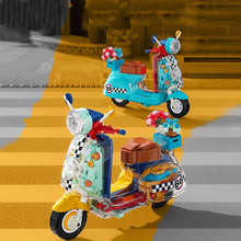 Load image into Gallery viewer, JAKI Blocks Kids Building Toys DIY Bricks Motorbike Vespa Model Puzzle Home Decor Girls Presents Women Gift 8325
