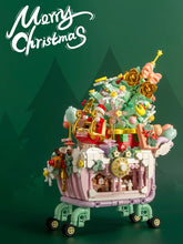 Load image into Gallery viewer, Panlos Blocks Kids Building Bricks Toys Puzzle Girls Christmas Tree Shopping Cart Girls Boys Gift with Lighting 601014