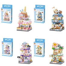 Load image into Gallery viewer, LOZ mini Blocks Kids Building Toys DIY Bricks Sweet Street View Puzzle Girls Gift Home Decor 8813 8814 8815 8816
