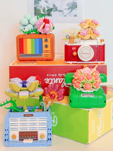 Load image into Gallery viewer, JAKI Blocks Kids Building Toys DIY Bricks Flower Puzzle Home Decor Girls Presents Women Gift 27152716 2717 2718