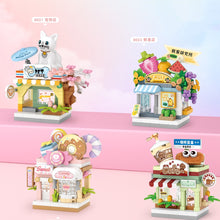 Load image into Gallery viewer, 4pcs/set LOZ mini Blocks Kids Building Toys DIY Bricks Cute Small Shop Puzzle Girls Gift Home Decor 8601 8602 8603 8604