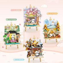 Load image into Gallery viewer, LOZ mini Blocks Kids Building Toys Puzzle Panda Bricks Drawing with Lighting Girls Gift Home Decor 7203 7204 7205 7206