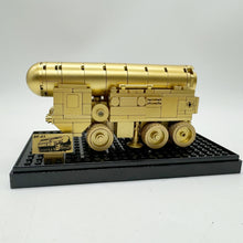 Load image into Gallery viewer, MINI Blocks Kids Building Toys Boys Puzzle Golden Military Bricks Tank Frigate Fighter Plane Missile Vehicles Model Home Decor Men Gifts 66833 66834 66835 66836