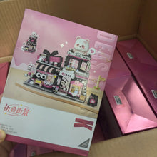 Load image into Gallery viewer, LOZ mini Blocks Kids Building Bricks Boys Toys Puzzle Girls Gift Cat Gift Shop Coffee Bar 1377 1378