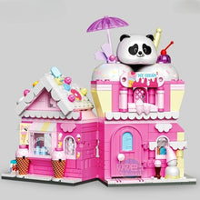 Load image into Gallery viewer, ZHEGAO MINI Blocks Kids Building Toys Boys Girls Gift Panda Store Bricks Puzzle Home Decor 613022 613023 613024 613025