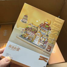 Load image into Gallery viewer, LOZ mini Blocks Kids Building Bricks Boys Toys Puzzle Girls Gift Cat Gift Shop Coffee Bar 1377 1378