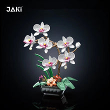 Load image into Gallery viewer, JAKI Blocks Kids Building Toys DIY Bricks Girls Flowers Potted Plant Puzzle Butterfly Orchid Home Decor Womens Gift JK2901 29011 29012
