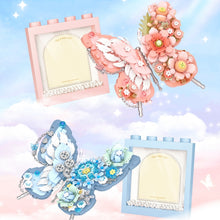 Load image into Gallery viewer, LOZ mini Blocks Kids Building Toys DIY Bricks Butterfly with Lighting Decorative Painting Puzzle Girls Women Gift Home Decor 1960 1961